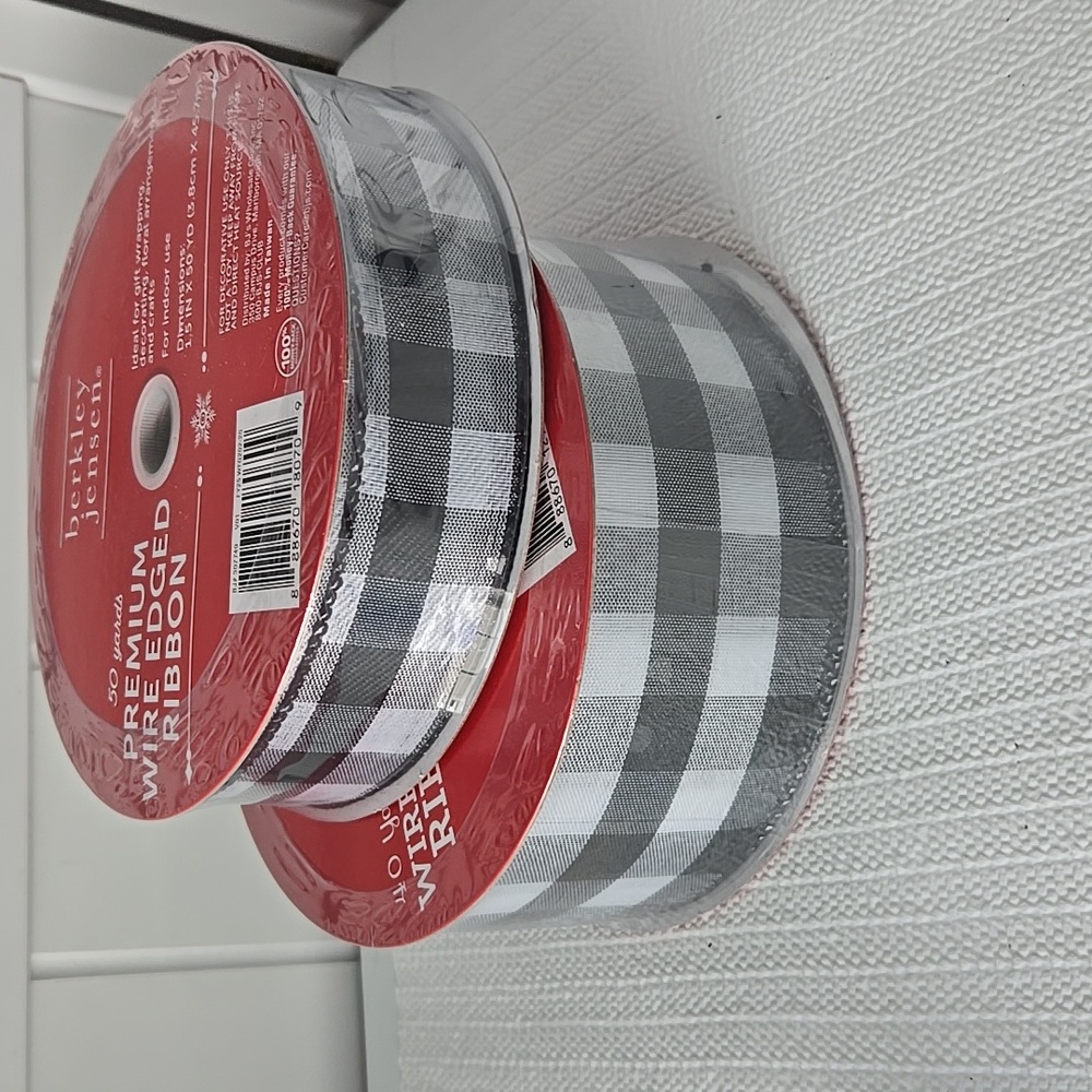 Ribbon Spools Buffalo Check (2) - Picture 2 of 7